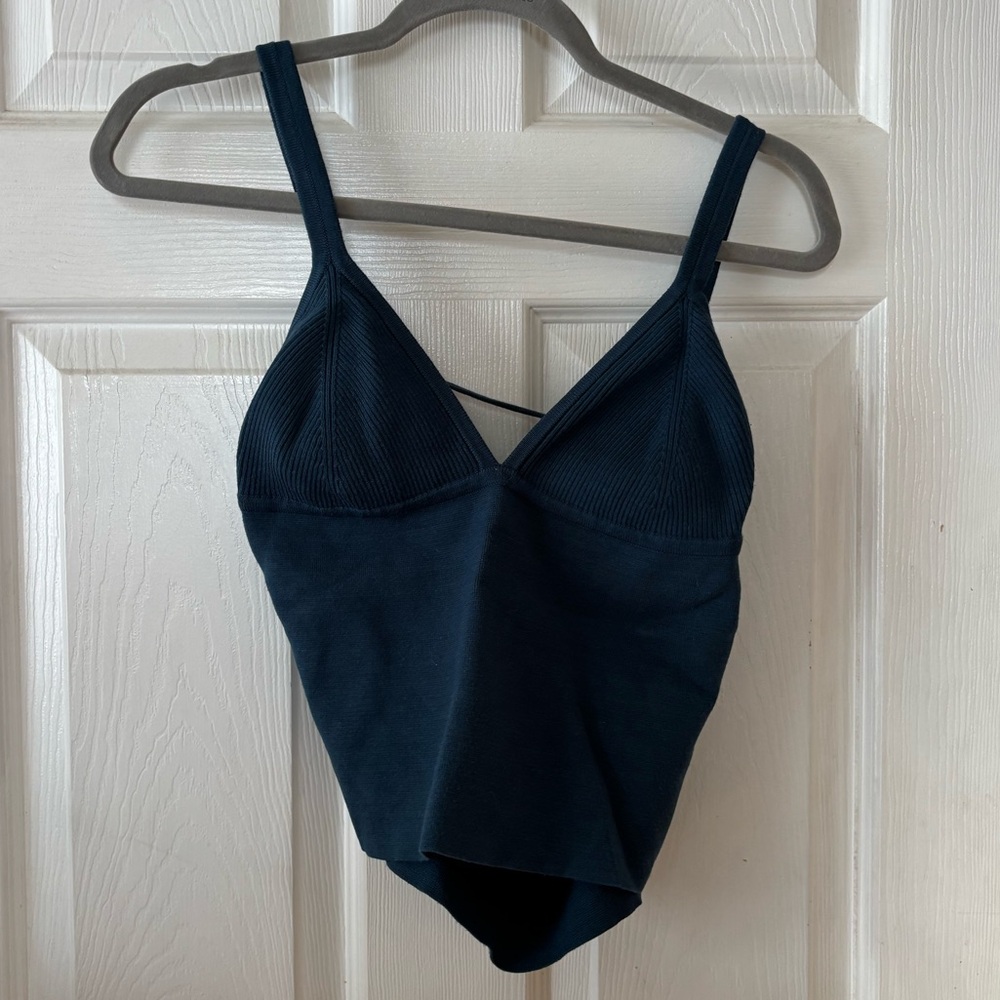 Intimately Free People Blue Tank Top Size Large